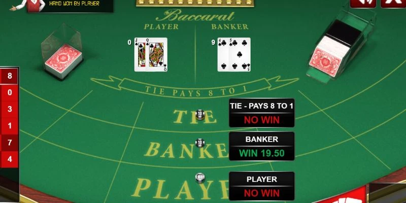 Hướng dẫn áp dụng chiến thuật gấp thếp Baccarat